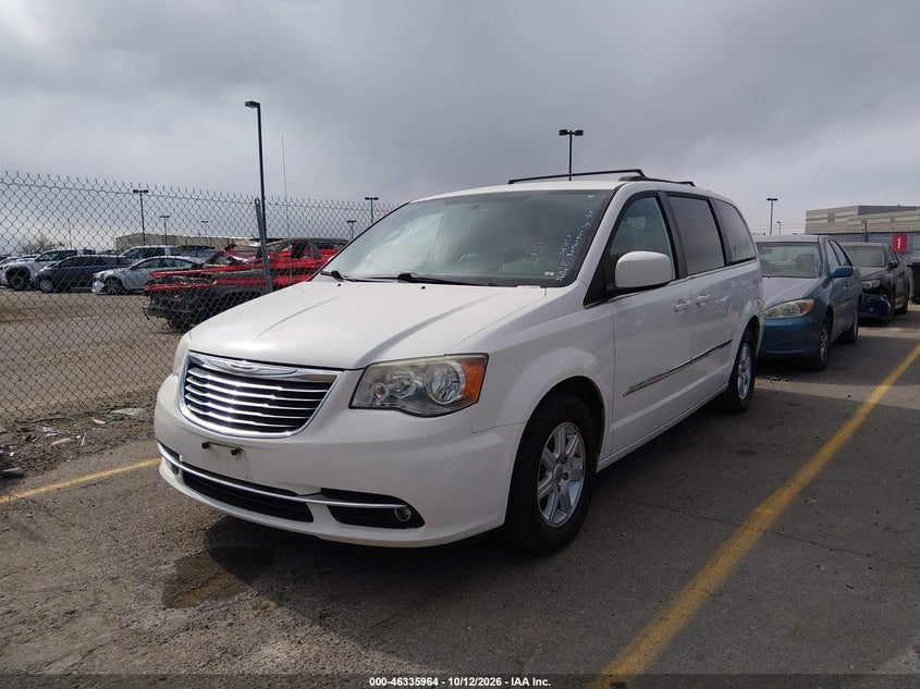 Vin: 2c4rc1bg0cr368218, lot: 46836222, chrysler town & country touring 20122