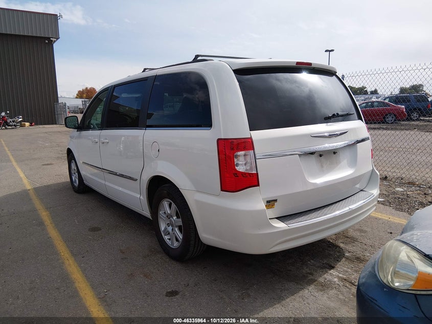 Vin: 2c4rc1bg0cr368218, lot: 46836222, chrysler town & country touring 20123