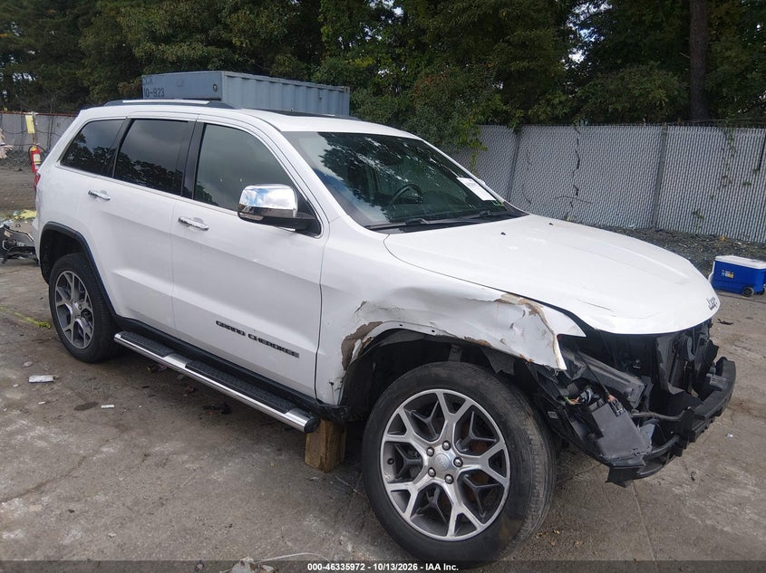 Vin: 1c4rjfbg9kc608375, lot: 46836231, jeep grand cherokee limited 4x4 20191