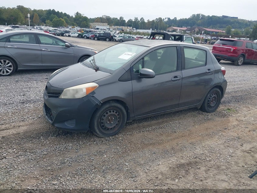 2013 Toyota Yaris Le, Обычный износ, IAAI, VIN JTDKTUD34DD543989 — фото 2