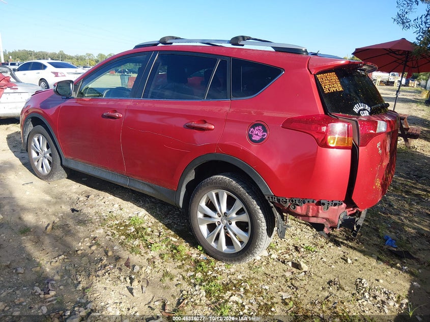 Vin: jtmyfrev4d5003342, lot: 46836287, toyota rav4 limited 20133