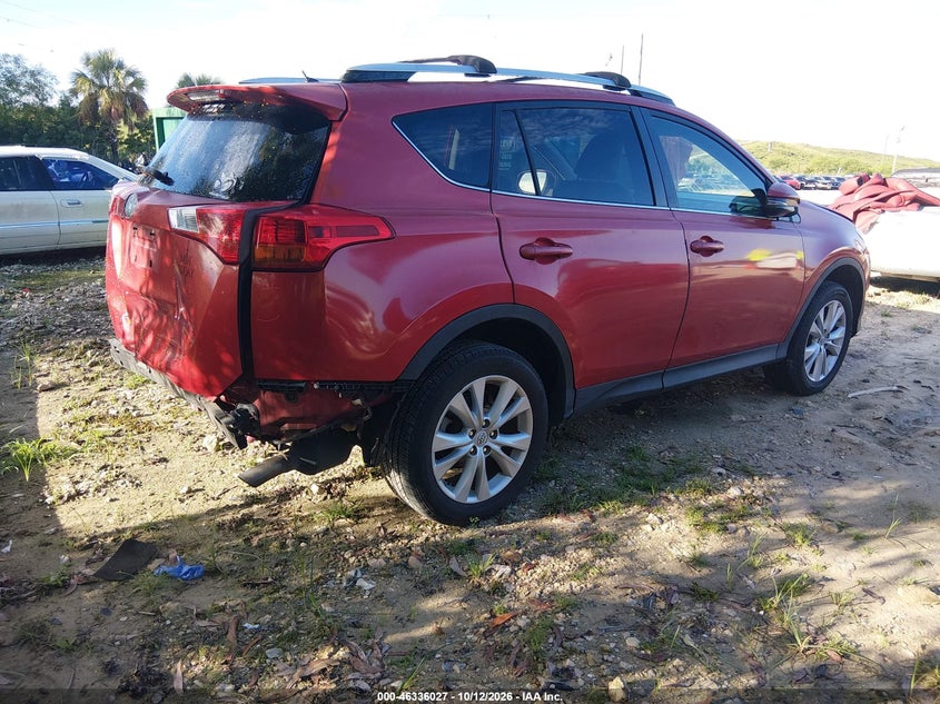 Vin: jtmyfrev4d5003342, lot: 46836287, toyota rav4 limited 20134
