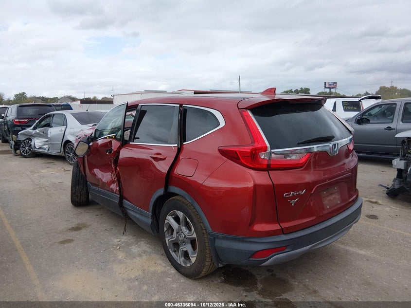 Vin: 2hkrw1h86jh501095, lot: 46836353, honda cr-v ex-l/ex-l navi 20183