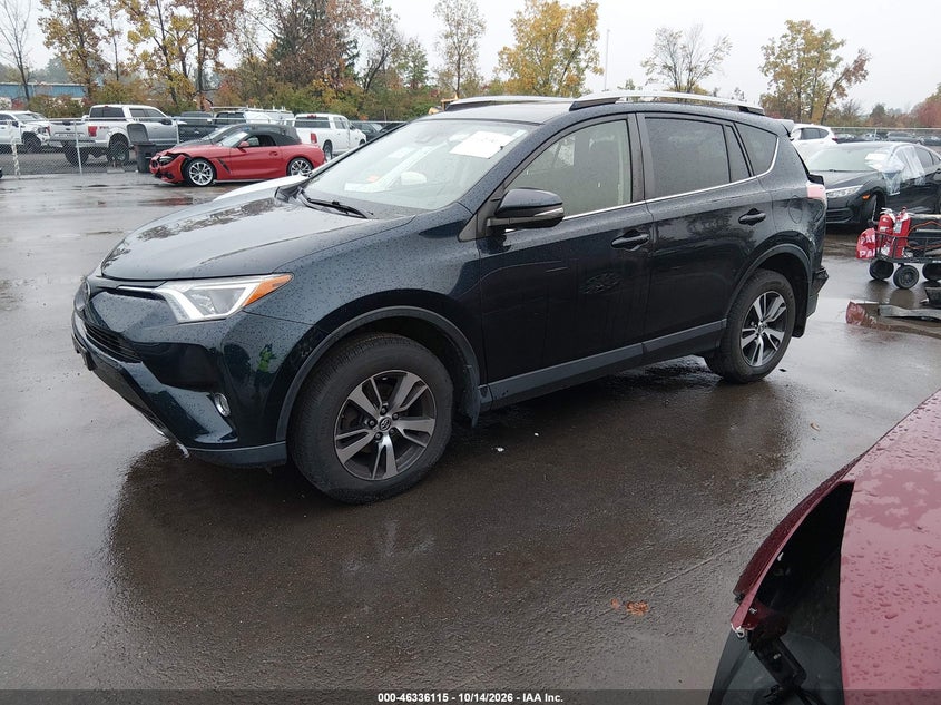 2017 Toyota Rav4 Xle, Rear, IAAI, VIN JTMRFREV0HJ710567 — photo 2