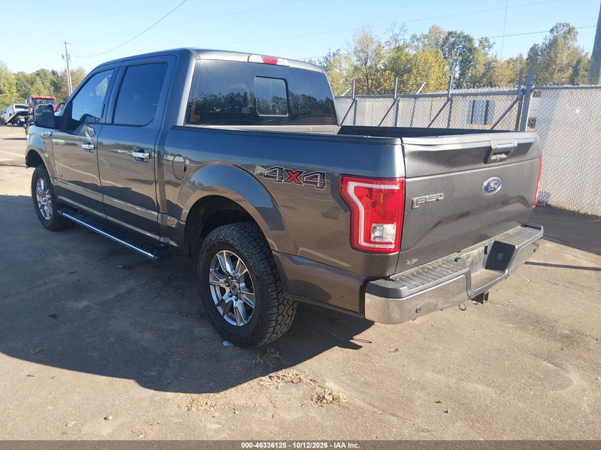 Vin: 1ftew1ep4gfd10076, lot: 46836384, ford f-150 xlt 20163