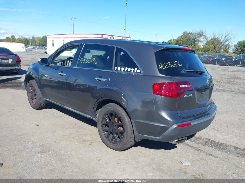 Vin: 2hnyd2h65bh509635, lot: 46836395, acura mdx technology package 20113