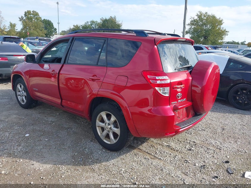 Vin: jtmyk4dv6a5026469, lot: 46836459, toyota rav4 limited v6 20103