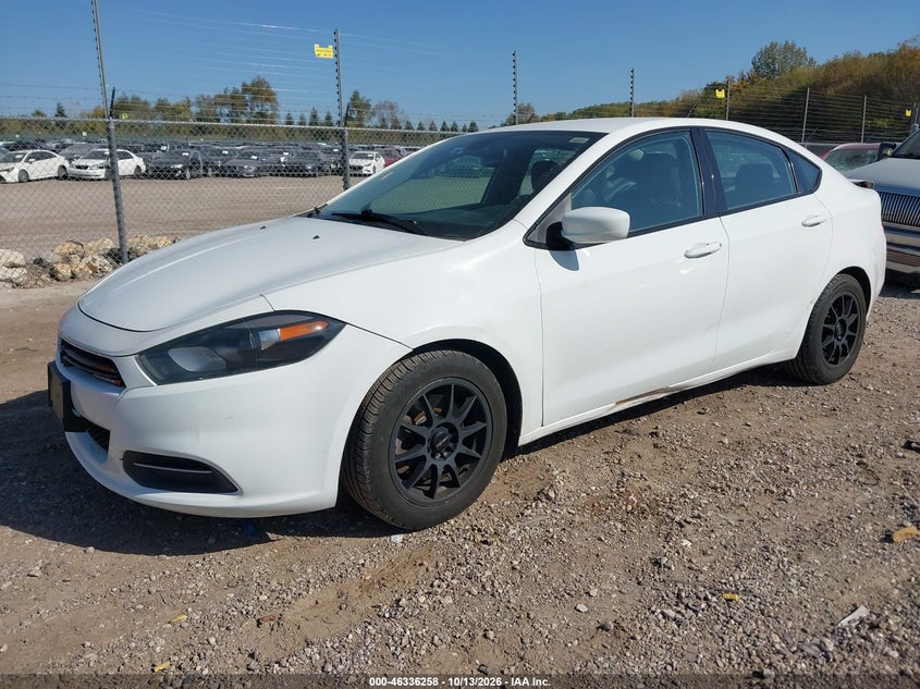 Vin: 1c3cdfbb0fd315146, lot: 46836517, dodge dart sxt 20152