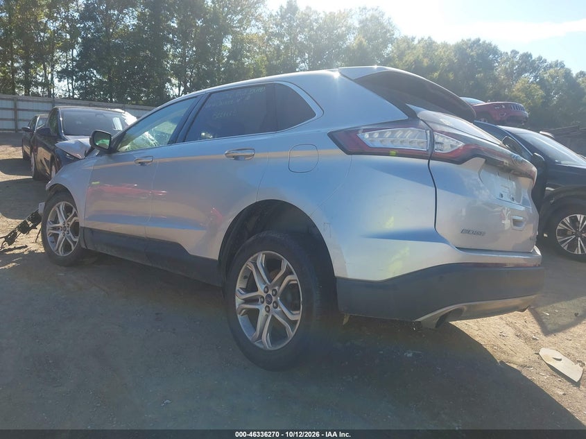 Vin: 2fmpk3k94hbb06110, lot: 46836529, ford edge titanium 20173
