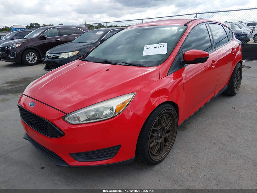 Vin: 1fadp3k23fl350569, lot: 46836542, ford focus se 20152