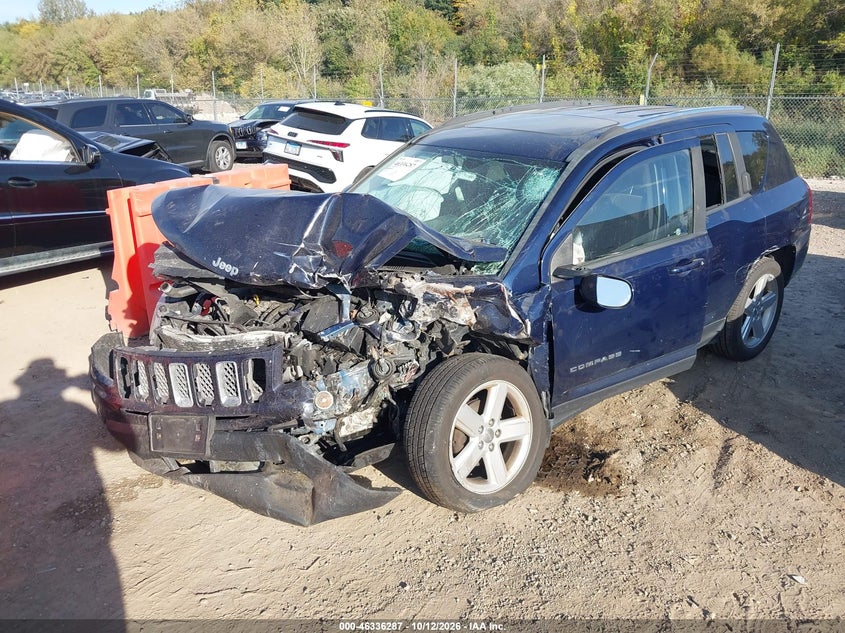 Vin: 1c4njcea9ed680471, lot: 46836546, jeep compass high altitude 20142