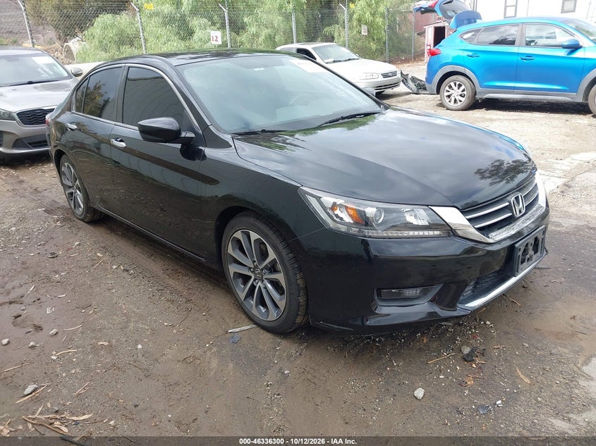 Vin: 1hgcr2f52fa002693, lot: 46836559, honda accord sport 20151
