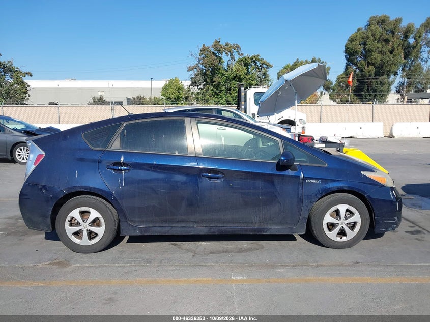 TOYOTA PRIUS 2012 VIN JTDKN3DU7C1563568