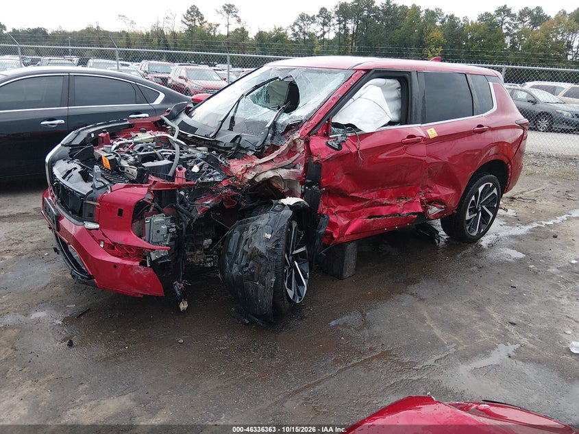 Vin: ja4j4va88rz016251, lot: 46836622, mitsubishi outlander se 2.5 s-awc 20242