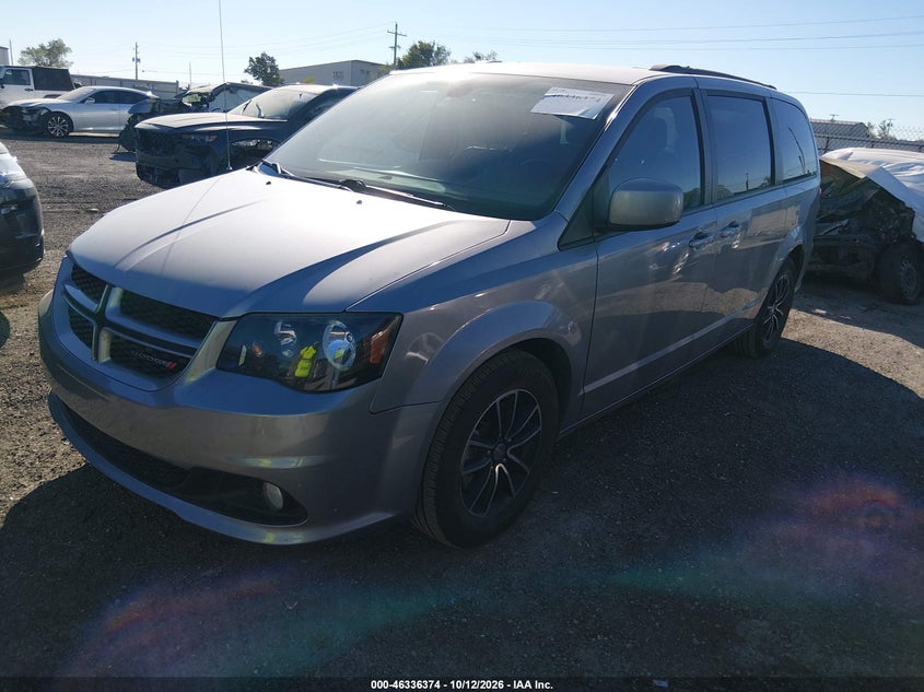 Vin: 2c4rdgeg8jr318756, lot: 46836633, dodge grand caravan gt 20182
