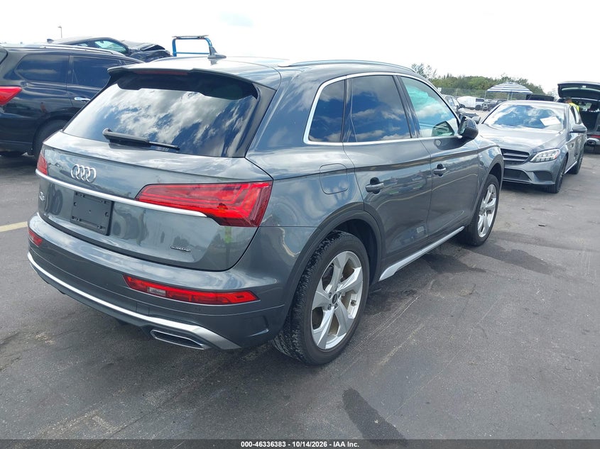 Vin: wa1eaafy0n2126046, lot: 46836642, audi q5 premium plus 45 tfsi s line quattro s tronic 20224
