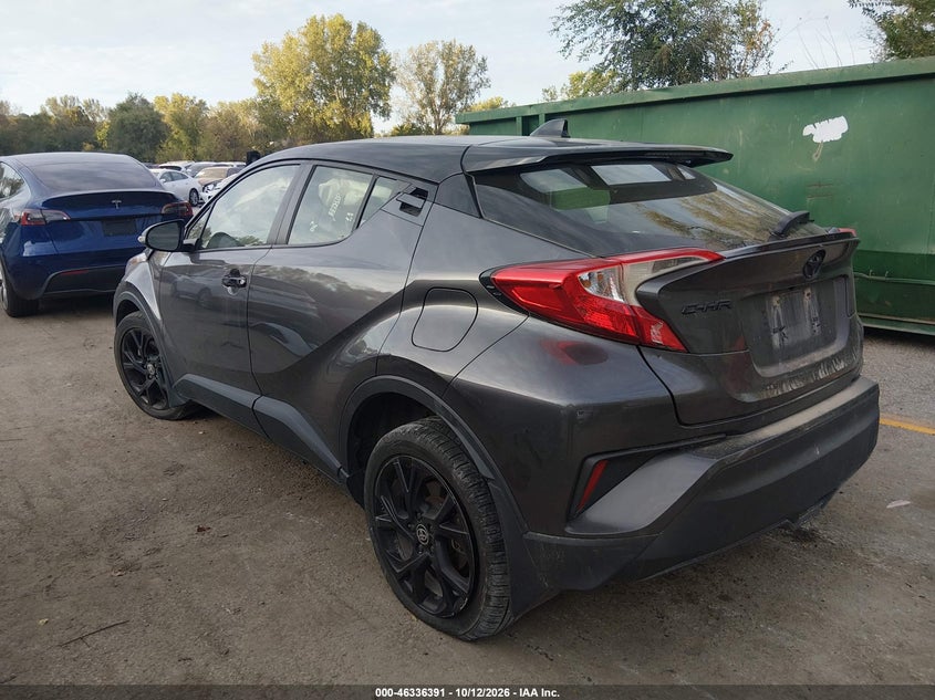 Vin: jtnkhmbx9m1106381, lot: 46836650, toyota c-hr nightshade edition 20213