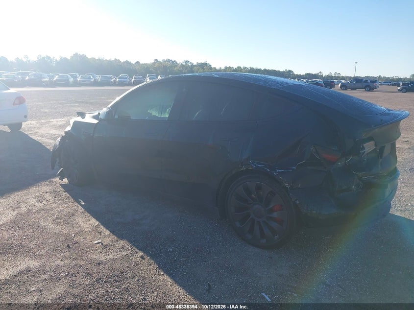 Vin: 7saygdef0nf388006, lot: 46836653, tesla model y performance dual motor all-wheel drive 20223
