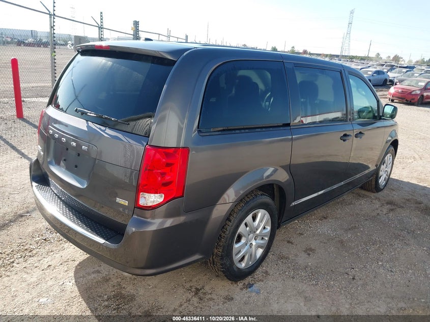Vin: 2c4rdgbg4kr500377, lot: 46836670, dodge grand caravan se 20194