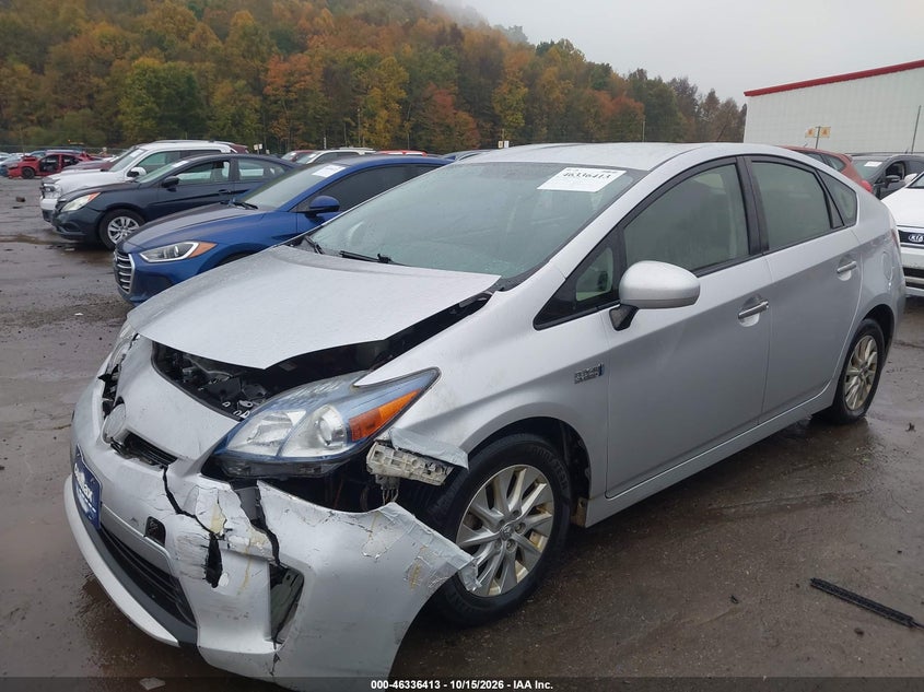 Vin: jtdkn3dp0e3062068, lot: 46836672, toyota prius plug-in 20142