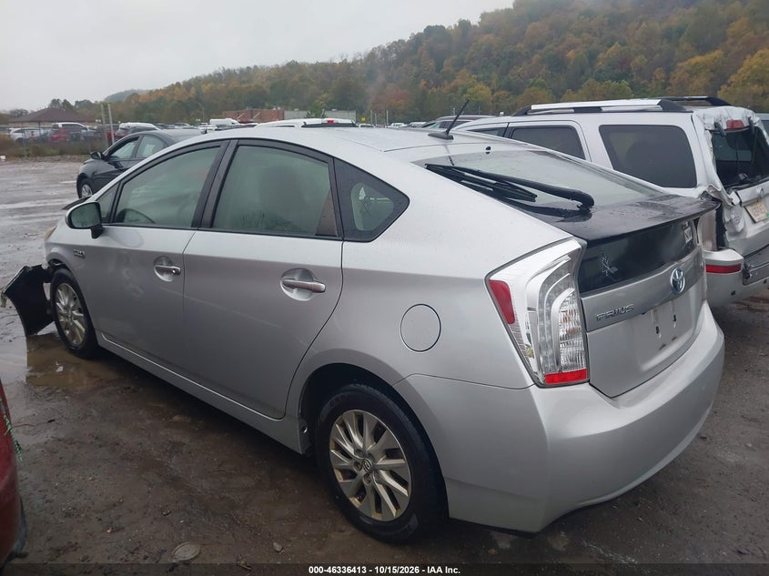 Vin: jtdkn3dp0e3062068, lot: 46836672, toyota prius plug-in 20143
