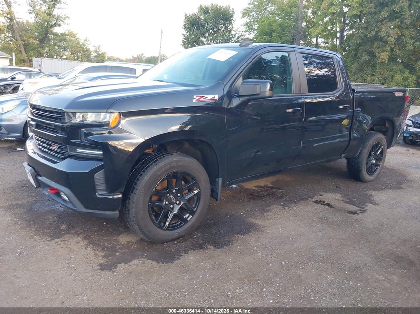 Vin: 3gcpyfel7lg396876, lot: 46836673, chevrolet silverado 1500 4wd  short bed lt trail boss 20202