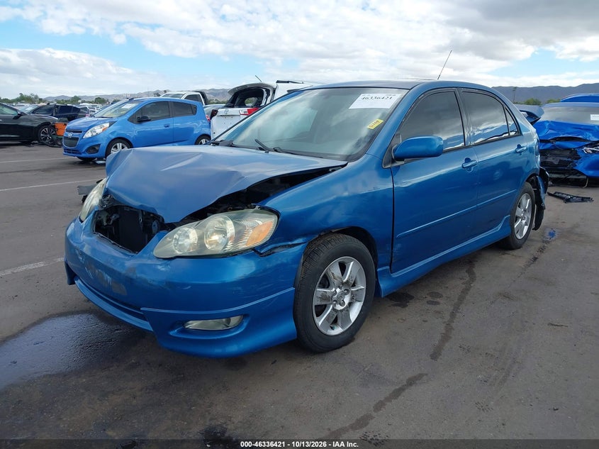 2007 Toyota Corolla S, Front End, IAAI, VIN 1NXBR30E07Z884970 — photo 2