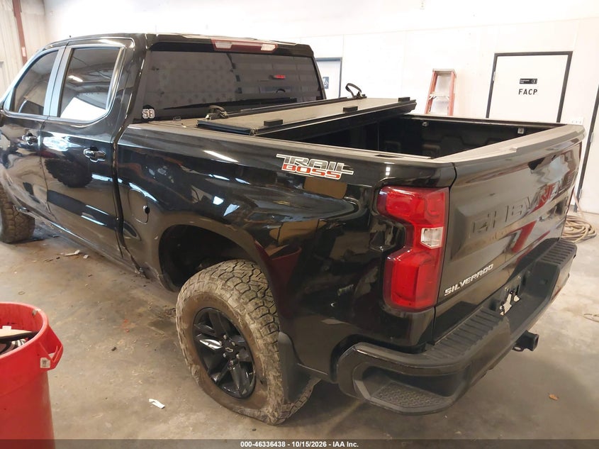 Vin: 1gcpyfed9lz371874, lot: 46836698, chevrolet silverado 1500 4wd  short bed lt trail boss 20203
