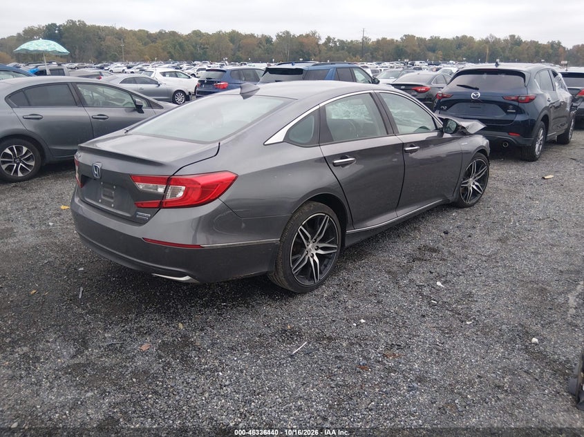 Vin: 1hgcv3f93na014693, lot: 46836699, honda accord hybrid touring 20224
