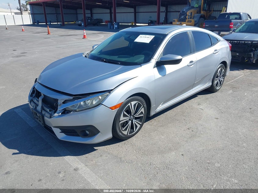 Vin: 19xfc1f30he203093, lot: 46836726, honda civic ex-t 20172