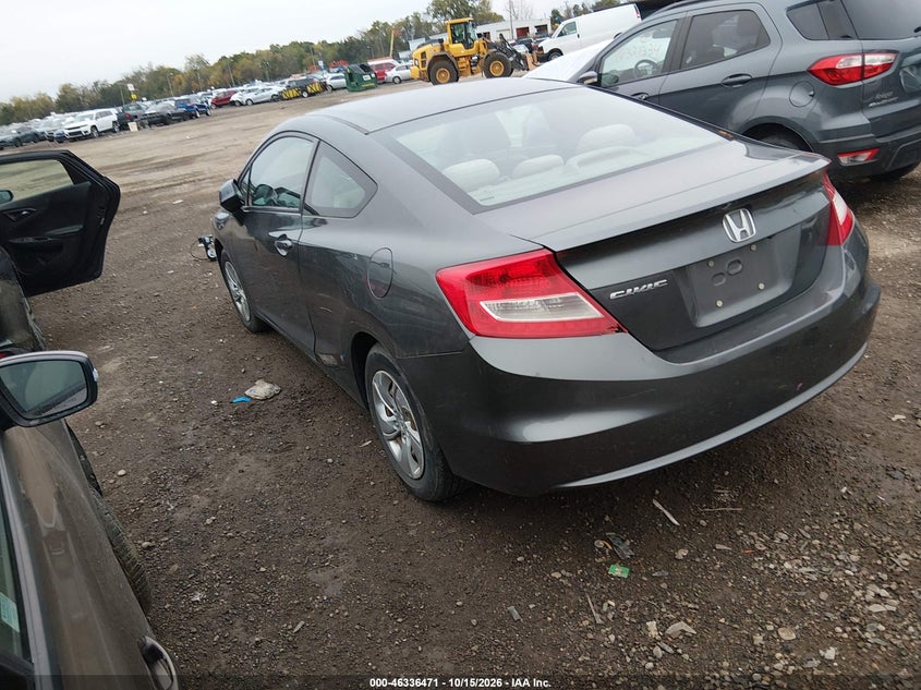 Vin: 2hgfg3b50dh515793, lot: 46836730, honda civic lx 20133