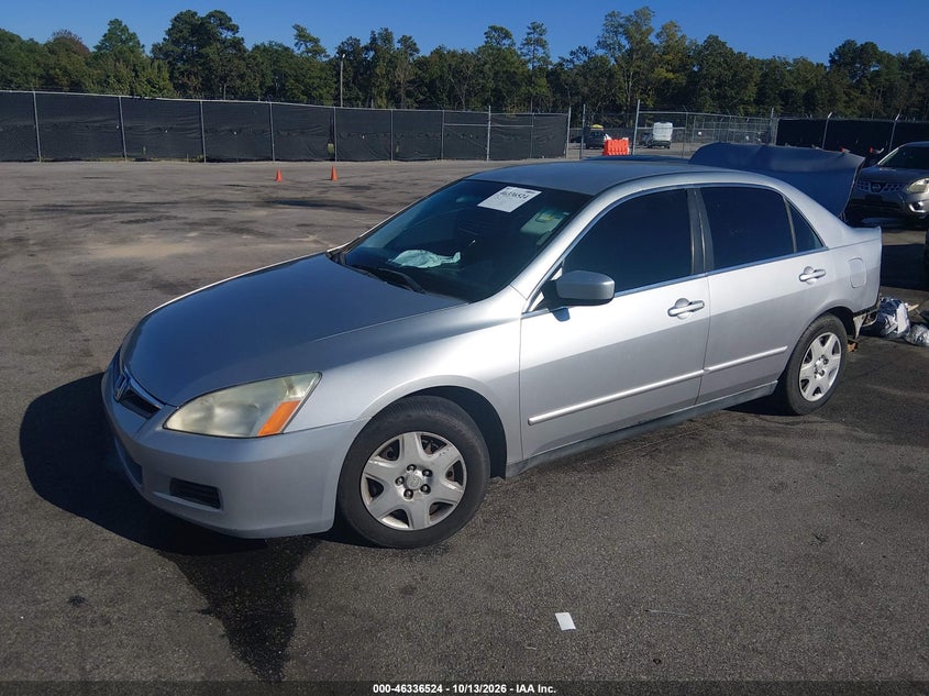2007 Honda Accord 2.4 Lx, Удар сзади, IAAI, VIN 1HGCM56467A012572 — фото 2