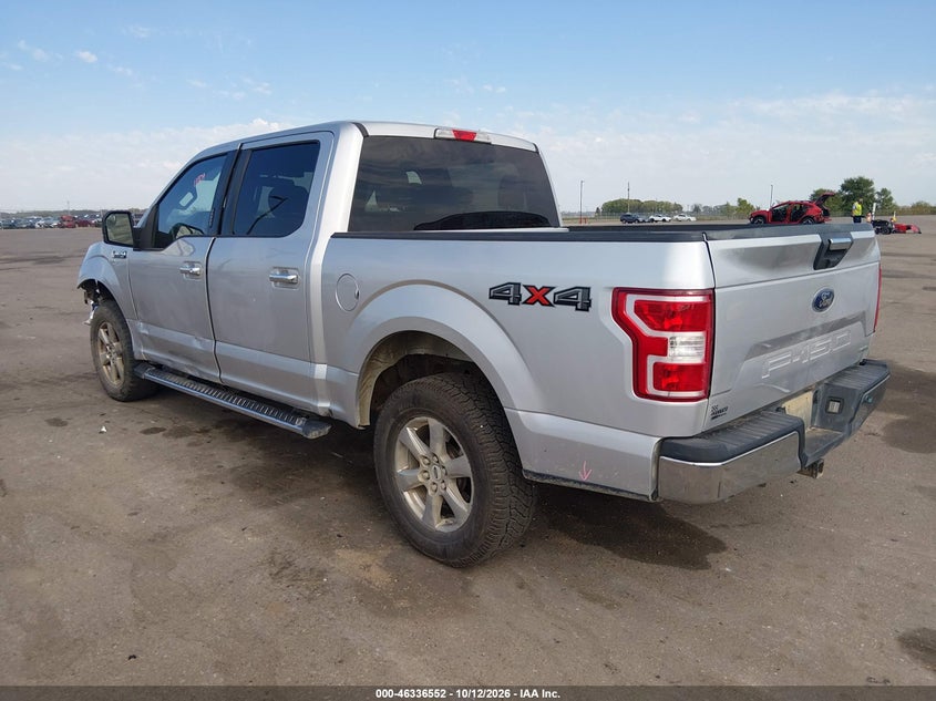Vin: 1ftew1ep3jke23659, lot: 46836811, ford f-150 xlt 20183