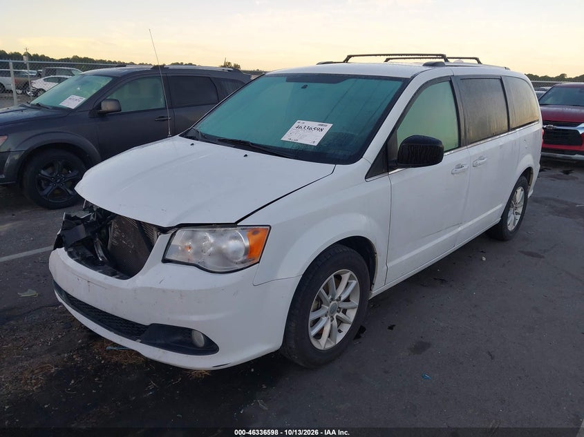 Vin: 2c4rdgcgxjr207371, lot: 46836858, dodge grand caravan sxt 20182