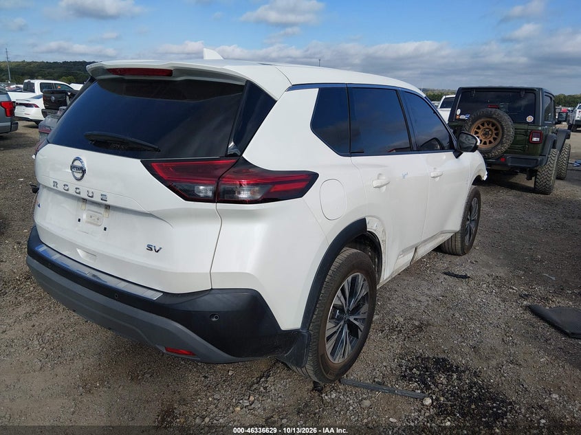 Vin: 5n1at3ba9mc752203, lot: 46836888, nissan rogue sv fwd 20214