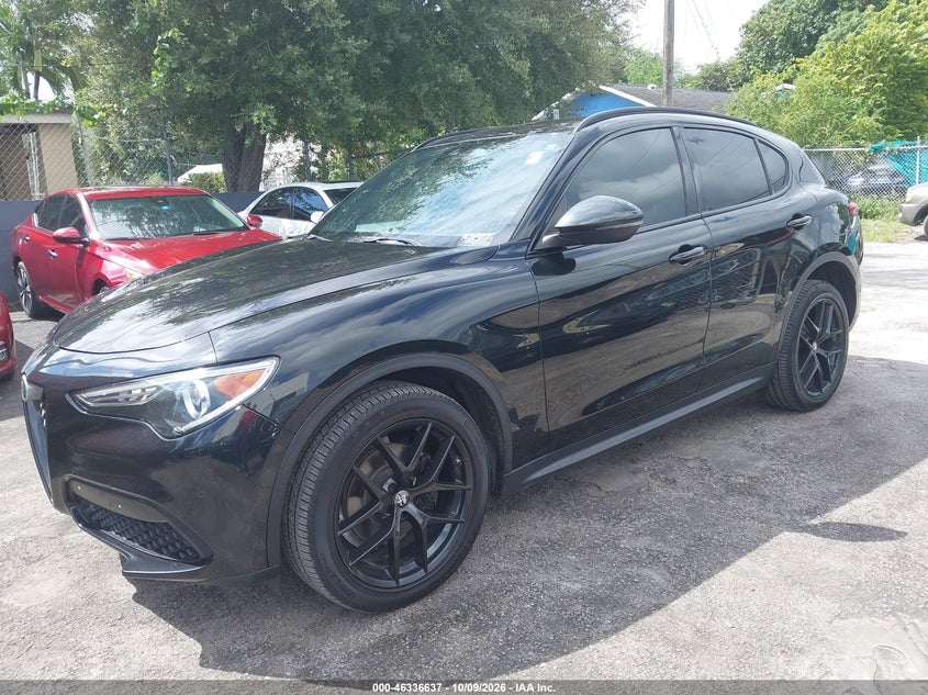 2019 Alfa Romeo Stelvio Ti Sport Awd, Обычный износ, IAAI, VIN ZASPAKBN7K7C57447 — фото 2