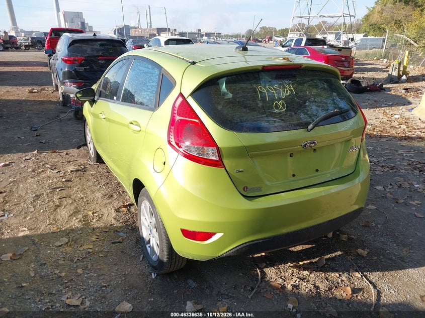 Vin: 3fadp4ej9dm199824, lot: 46836895, ford fiesta se 20133