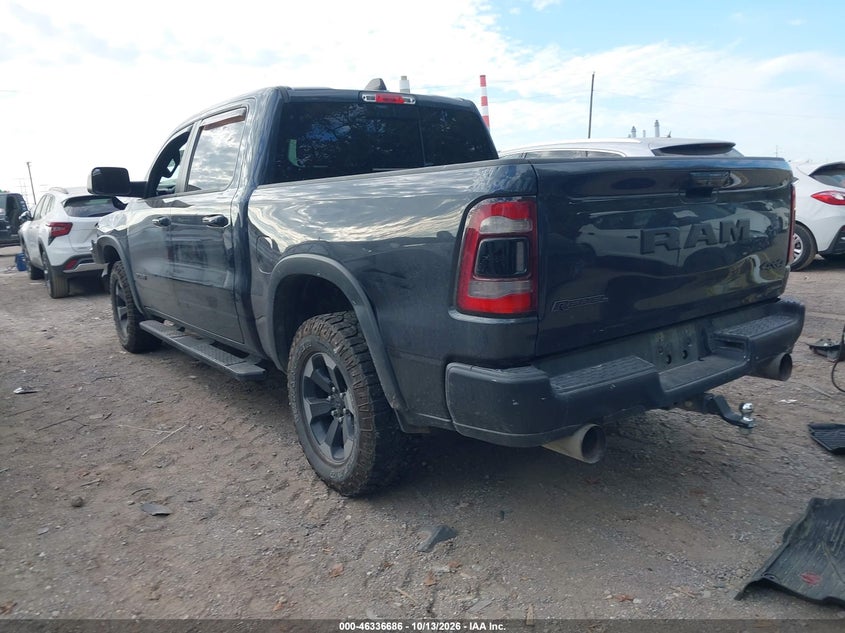 Vin: 1c6srflt4kn602582, lot: 46836945, ram 1500 rebel  4x4 5'7 box 20193