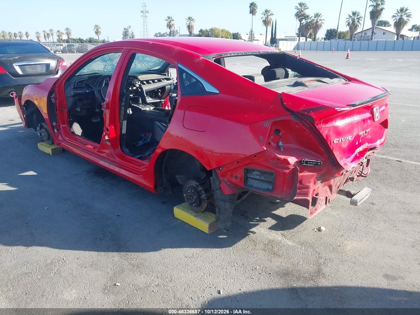 Vin: 2hgfc2f81kh536319, lot: 46836946, honda civic sport 20193