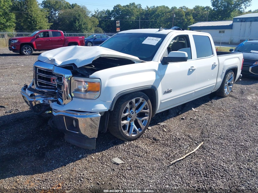 Vin: 3gtp1uec0eg551523, lot: 46836978, gmc sierra 1500 sle 20142