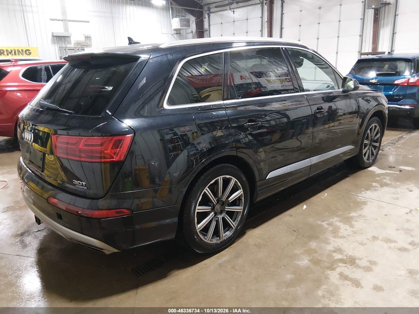 Vin: wa1laaf79hd015180, lot: 46836993, audi q7 3.0t premium 20174
