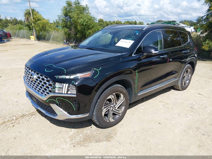 Vin: 5nms34aj0nh471958, lot: 46836995, hyundai santa fe sel 20222