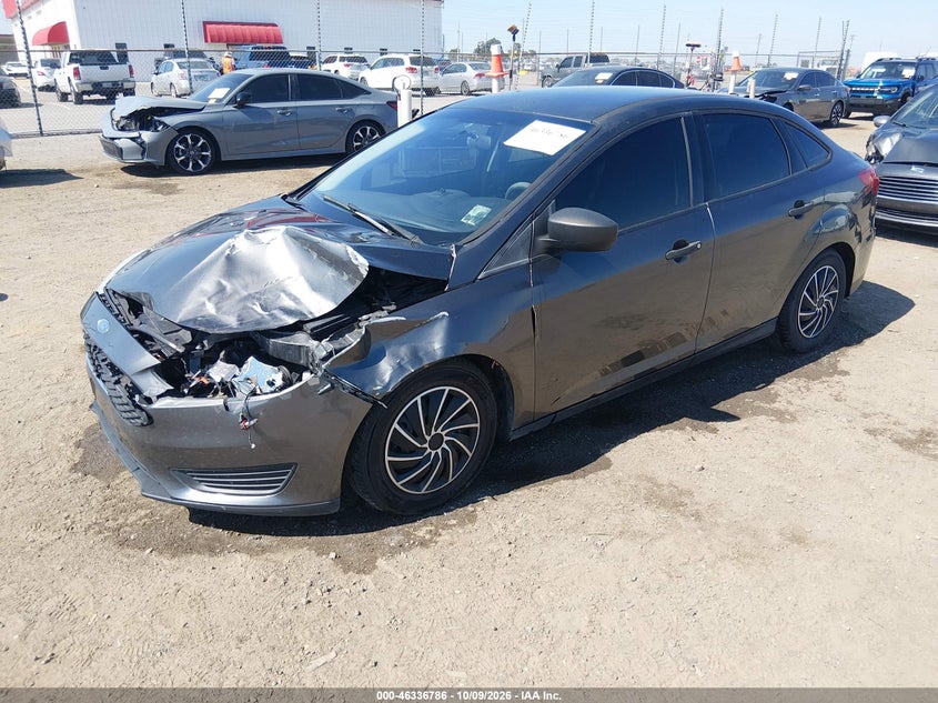 Vin: 1fadp3e23gl355977, lot: 46837045, ford focus s 20162