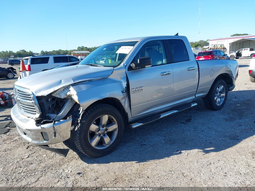 Vin: 1c6rr7gt2js120532, lot: 46837052, ram 1500 big horn  4x4 6'4 box 20182