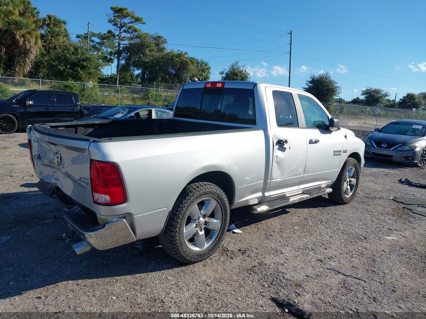 Vin: 1c6rr7gt2js120532, lot: 46837052, ram 1500 big horn  4x4 6'4 box 20184