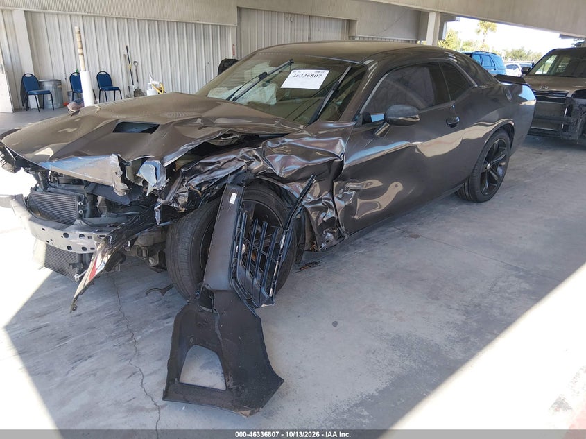 Vin: 2c3cdzbt7gh315935, lot: 46837066, dodge challenger r/t 20162