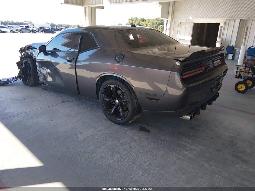 Vin: 2c3cdzbt7gh315935, lot: 46837066, dodge challenger r/t 20163