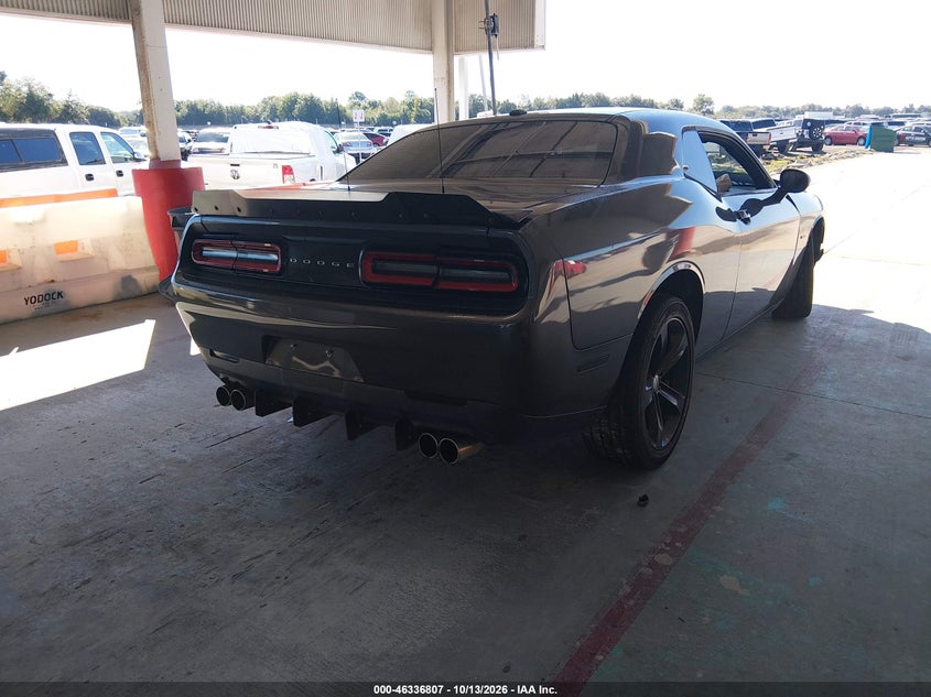 Vin: 2c3cdzbt7gh315935, lot: 46837066, dodge challenger r/t 20164