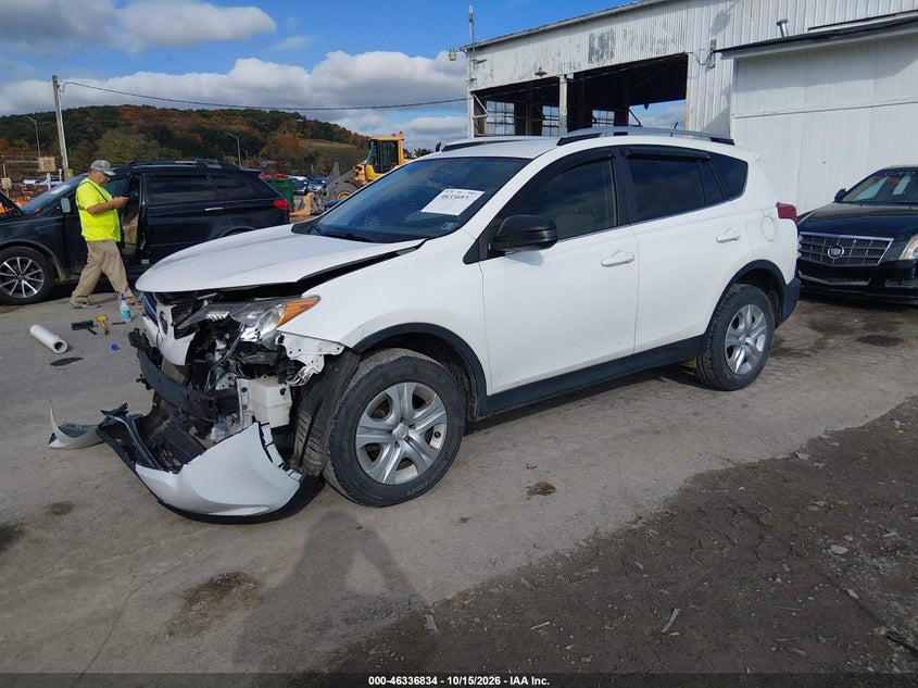 Vin: jtmbfrev0ej009332, lot: 46837093, toyota rav4 le 20142