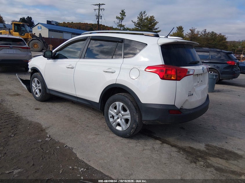 Vin: jtmbfrev0ej009332, lot: 46837093, toyota rav4 le 20143